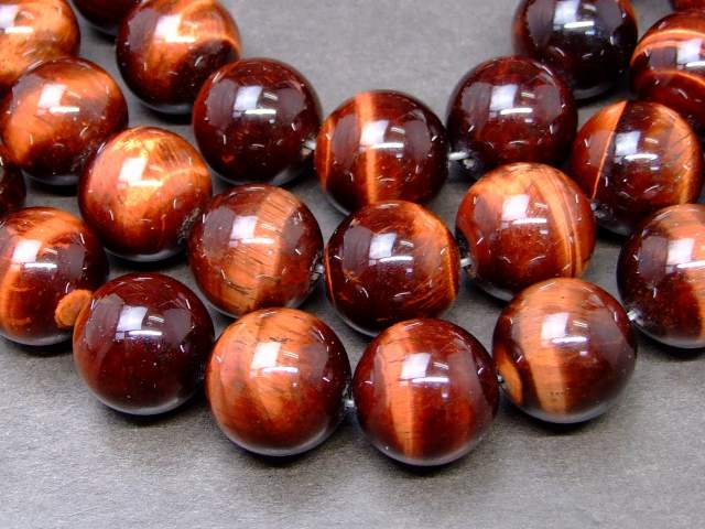 ≪g3-2014F≫●16mm AAA タイガーアイ 赤虎目石 1連39cm 通し針、解説書、1mゴム付き●送料無料有●南アフリカ共和国産●天然石●パワーストーン