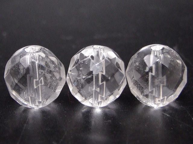 樂天商城 - g3-306Q 　水晶 1粒売り AA 10mm 64面カット クリスタル クォーツ ネコポス送料無料 ブラジル産 天然石 パワーストーン