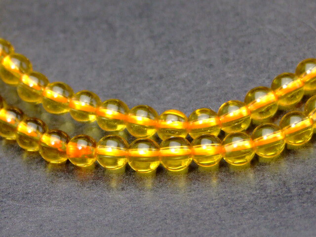 ≪g3-35E≫●4mm●5A●シトリン 黄水晶●ブレスレット●内径調整可能●ネコポス送料無料●ブラジル産●天然石●パワーストーン●