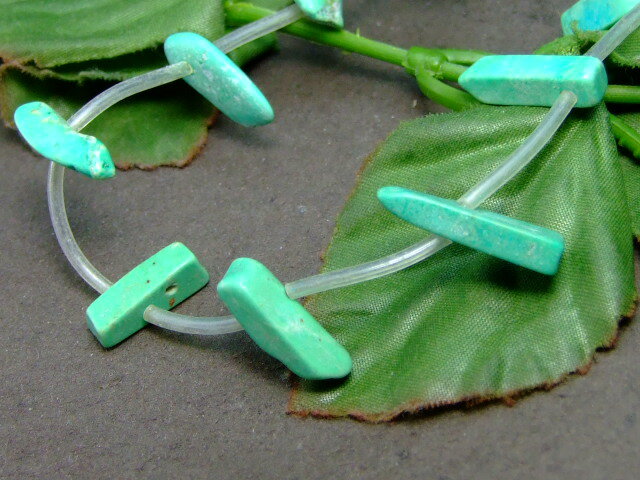 ≪g3-337D≫●ターコイズ トルコ石 わけあり●1連39cm 通し針、解説書、1mゴム付き●ネコポス送料無料●人工石●パワーストーン