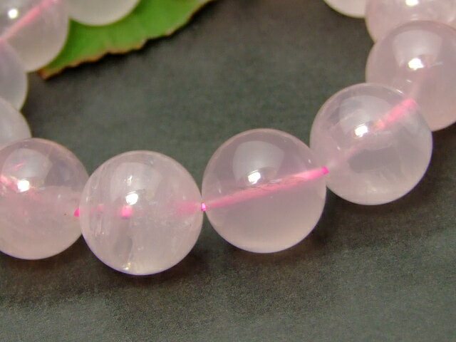 ≪g3-2508A≫16mm●A マダガスカル産 ディープローズクォーツ●ブレスレット ●内径調節可能●送料無料●楽天最安値に挑戦●天然石●パワーストーン 2