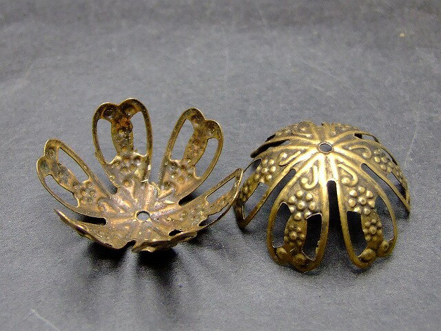 P1189E　　座金 22mm 10個セット 銅古美 パーツ 在庫処分 ネコポス送料無料 天然石 パワーストーンアクセサリー作りに