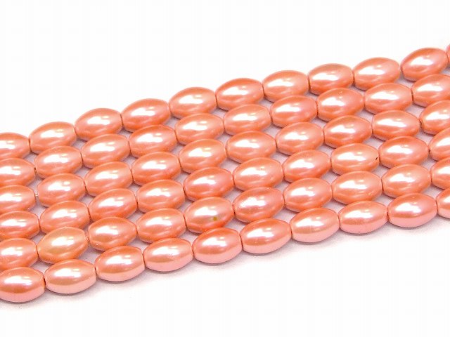 樂天商城 - H3-27R　　工場処分品特価 今月半額以下 わけあり 6本セット ヘマタイト キャロットオレンジ 磁気あり 12mm×8mm 磁有 1連40cm 通し針、解説書、1mゴム付き イギリス産 天然石 パワーストーン