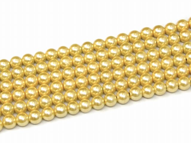 68452　　工場処分品特価 今月半額以下 わけあり ヘマタイト ライトイエロー ネックレス 3本セット 磁気有 8mm 1連45cm 送料無料 イギリス産 天然石 パワーストーン