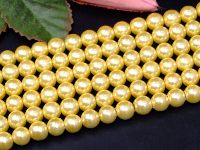 68452　　工場処分品特価 今月半額以下 わけあり ヘマタイト ライトイエロー ネックレス 3本セット 磁気有 8mm 1連45cm 送料無料 イギリス産 天然石 パワーストーン