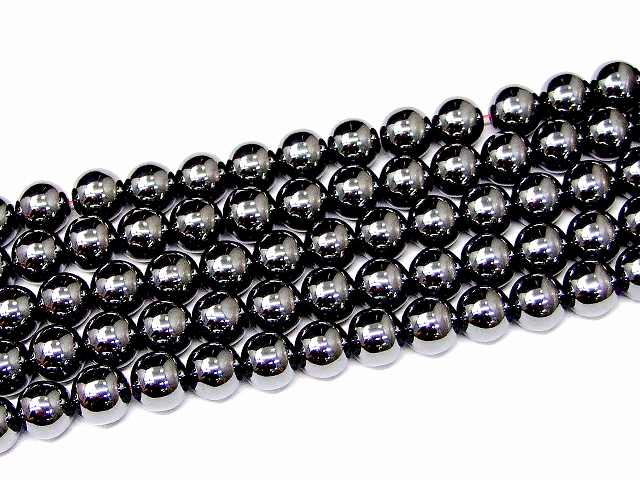 g3-822C　　今月40％OFF わけあり 10mm ヘマタイト 磁気なし 磁無 1連39cm 通し針、解説書、1mゴム付き ネコポス送料無料 イギリス産 天然石 パワーストーン