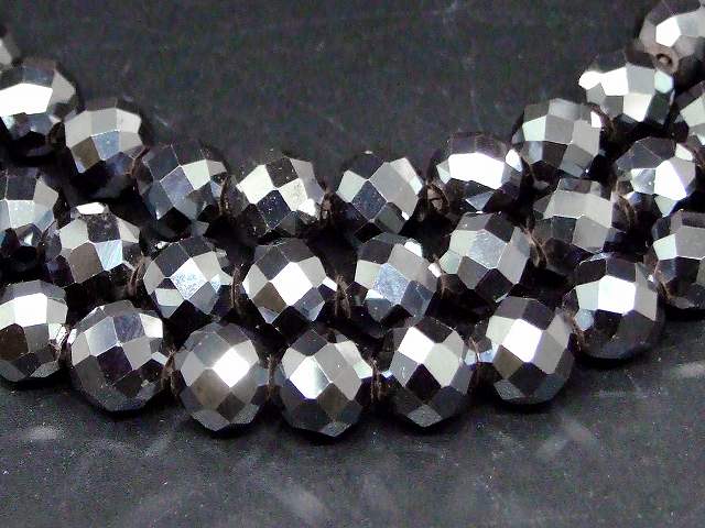 最高級品水晶8mm水晶64面バルーンカット粒売りビーズ