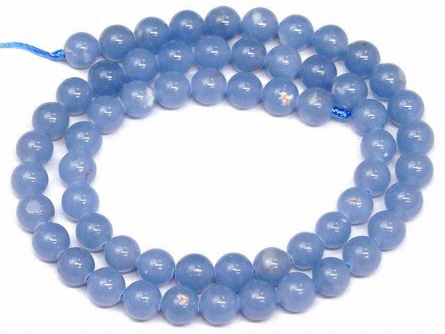 樂天商城 - g3-512A　　今月28％OFF エンジェライト 6mm 1連39cm 通し針、解説書、1mゴム付き 送料無料 天然石 パワーストーン