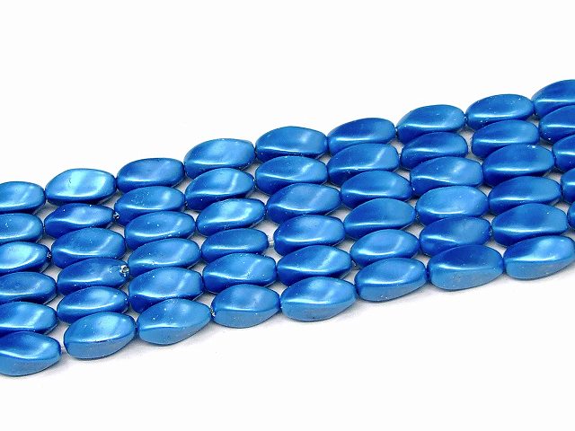 樂天商城 - H3-23E　　工場処分品特価 今月半額以下 わけあり ヘマタイト ブルー 磁気あり 12mm×6mm 磁有 1連40cm 通し針、解説書、1mゴム付き 送料無料 イギリス産 天然石 パワーストーン