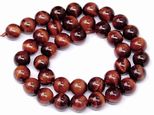 樂天商城 - ≪g3-2010A≫今月25％OFF●10mm AAA 赤虎目石 レッドタイガーアイ●1連39cm 通し針、解説書、1mゴム付き●送料無料有●天然石●パワーストーン