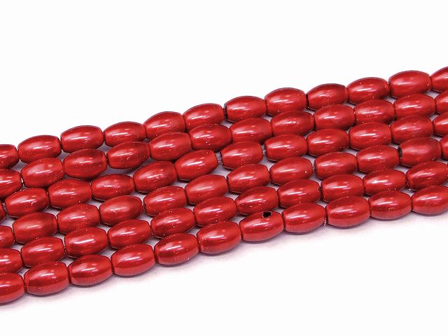 H3-28P 工場処分品特価 今月半額以下 わけあり ヘマタイト 赤色 磁気あり 8mm×6mm 磁有 1連80cm 通し針、解説書、1mゴム付き 送料無料 イギリス産 天然石 パワーストーン