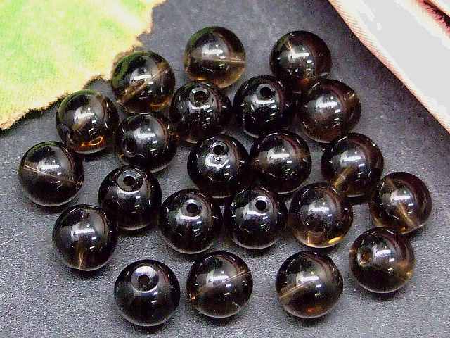 67727　　今月の半額 わけあり 6mm 1粒売り スモーキークォーツ 茶水晶 ネコポス送料無料 ブラジル産 天然石 パワーストーン