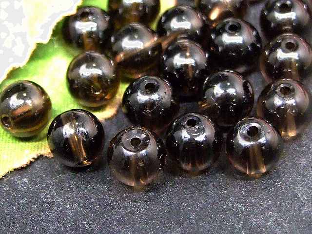 67727　　今月の半額 わけあり 6mm 1粒売り スモーキークォーツ 茶水晶 ネコポス送料無料 ブラジル産 天然石 パワーストーン