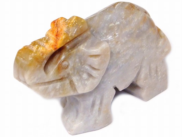 67745　　ジャスパー 50mm×36mm 1個売り 象 ゾウ ぞう 送料無料 天然石 パワーストーン