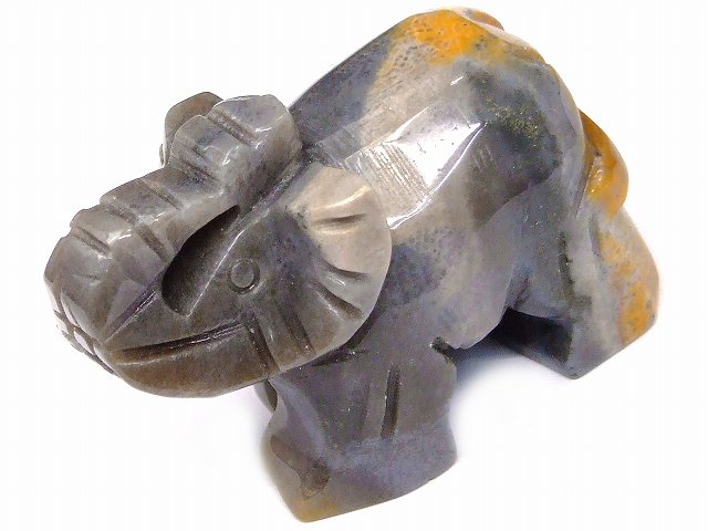 67741　　アゲート 50mm×36mm 1個売り 象 ゾウ ぞう 瑪瑙 メノウ 送料無料 天然石 パワーストーン