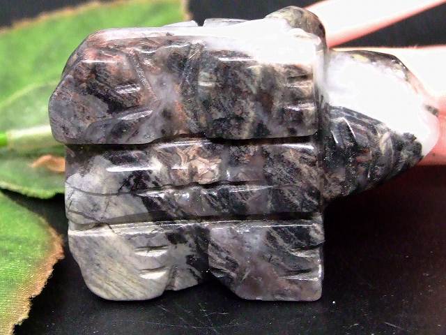 67759　　水晶＆ジャスパー 51mm×37mm 1個売り 亀 かめ カメ クリスタル クォーツ 送料無料 天然石 パワーストーン