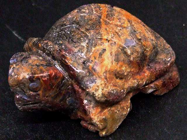 67767 今月の半額 わけあり ジャスパー 53mm×36mm 1個売り 亀 かめ カメ 送料無料 天然石 パワーストーン