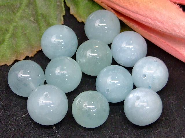 68085　　今月の半額 わけあり アクアマリン 14mm〜15mm 1粒売り 送料無料 ブラジル産 天然石 パワーストーン