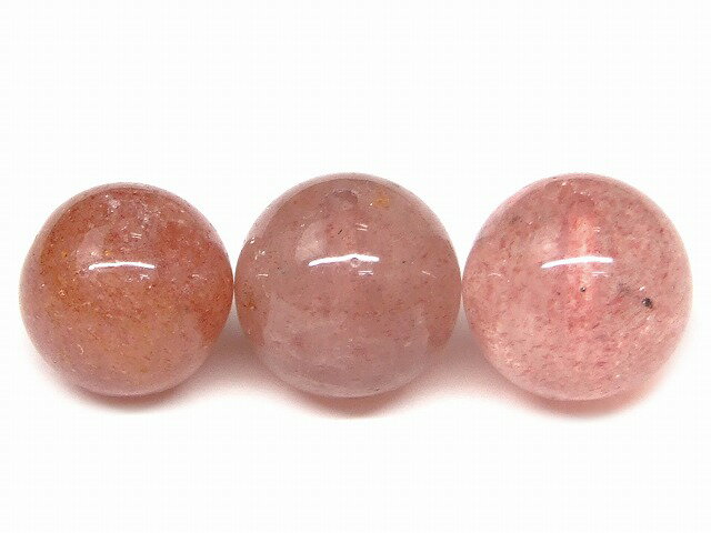 68110　　今月の半額 わけあり ストロベリークォーツ 苺水晶 7mm〜8mm 1粒売り 送料無料 天然石 パワーストーン