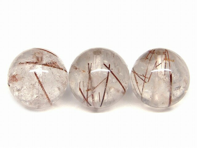 g3-1502E ルチルクォーツ 針水晶 10mm A 1粒売り 送料無料 ブラジル産 天然石 パワーストーン