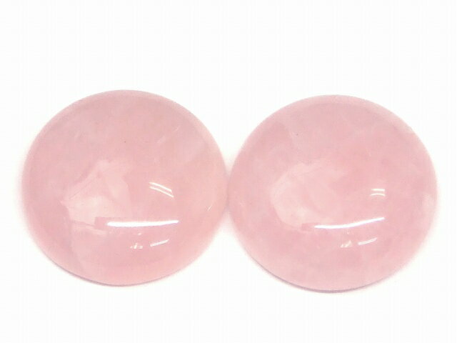 樂天商城 - 68977　　今月の半額 わけあり ローズクォーツ 25mm 1個売り 穴なし 送料無料 天然石 パワーストーン