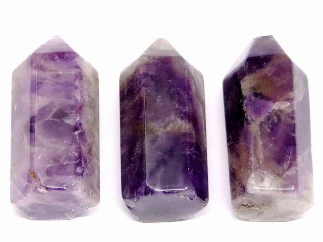 樂天商城 - 68956　　今月の半額 わけあり ケープアメジスト 紫水晶 37mm×17mm 1個売り 六角 ヘキサゴン 送料無料 天然石 パワーストーン