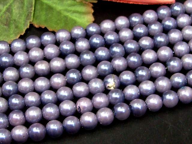 H3-16M　　工場処分品特価 今月半額以下 わけあり ヘマタイト スモーキーパープル 磁気あり 6mm 磁有 1連40cm 通し針、解説書、1mゴム付き 送料無料 イギリス産 天然石 パワーストーン