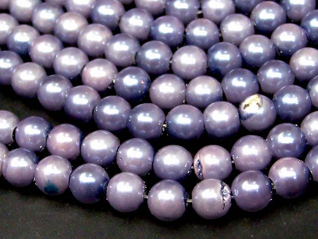 H3-16M　　工場処分品特価 今月半額以下 わけあり ヘマタイト スモーキーパープル 磁気あり 6mm 磁有 1連40cm 通し針、解説書、1mゴム付き 送料無料 イギリス産 天然石 パワーストーン