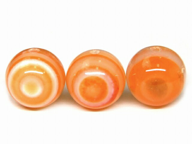 68482　　今月の半額 わけあり 赤天眼石 14mm 1粒売り 神の眼 ネコポス送料無料 チベット産 天然石 パ..