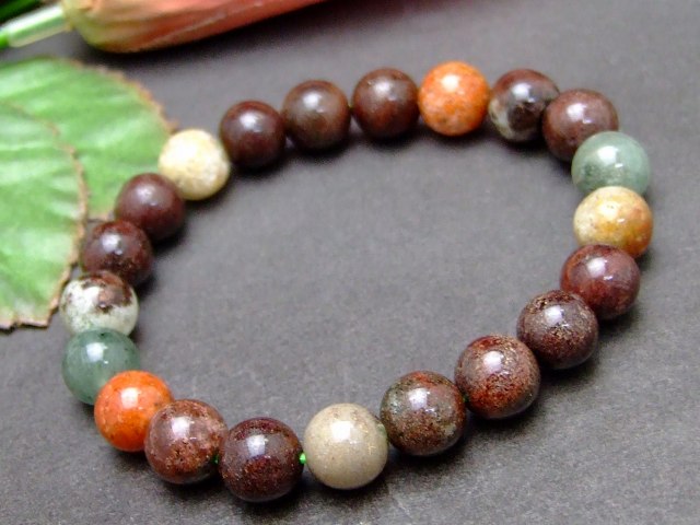 57538 ガーデンクォーツ 水晶 9mm ブレスレット 内径17cm ポーチ付き 送料無料 天然石 パワーストーン