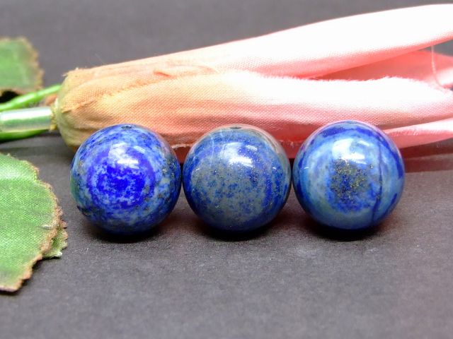 樂天商城 - 60481　　天眼 ラピスラズリ 瑠璃石 16mm A+ 1粒売り 鑑別済・本物保証 送料無料 天然石 パワーストーン