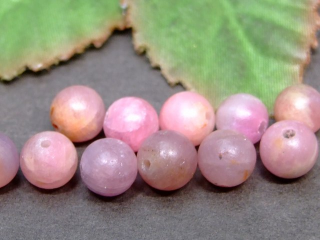 62544　　フロスト ルビー 7mm A 1粒売り ネコポス送料無料 ベトナム産 天然石 パワーストーン