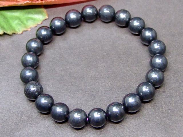 g3-1062G　　スギライト 8mm A+ ブレスレット 内径調整可能 ポーチ付き 鑑別済・本物保証 送料無料 天然石 パワーストーン