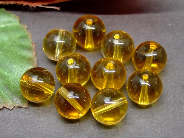 g3-38N　　今月の半額 わけあり 10mm 1粒売り シトリン 黄水晶 ブラジル産 ネコポス送料無料 天然石 パワーストーン