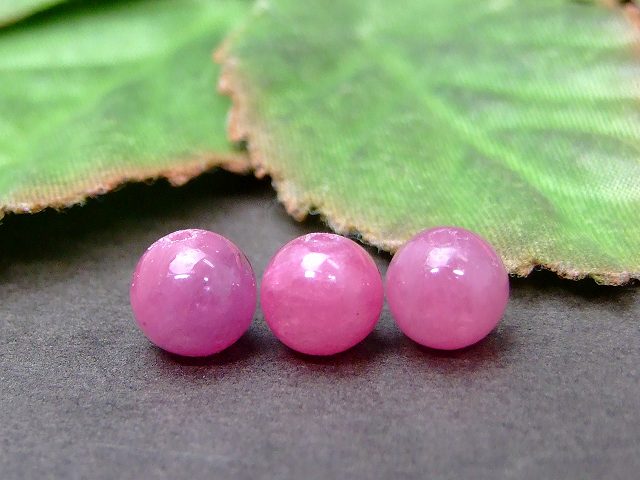 63648　　7mm AA 1粒売り ルビー ネコポス送料無料 ベトナム産 天然石 パワーストーン