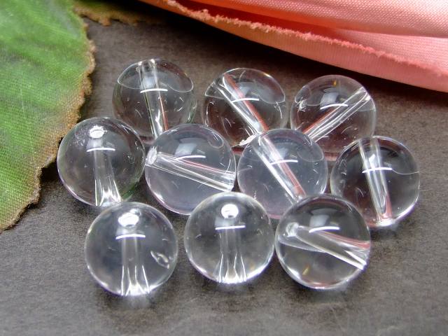 g3-299F　　今月の半額 わけあり 10mm 1粒売り 水晶 クリスタル クォーツ ネコポス送料無料 天然石 パワーストーン