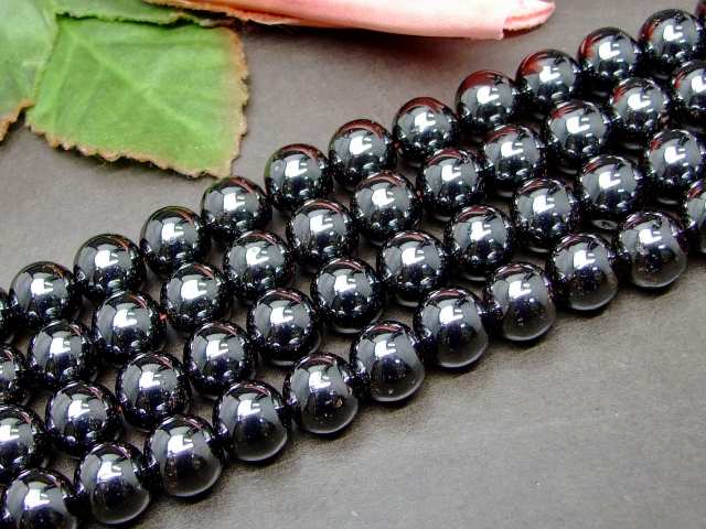 g3-821E　　今月30％OFF わけあり 10mm ヘマタイト 磁石 磁気入り 磁気あり 1連39cm 通し針、解説書、1mゴム付き ネコポス送料無料 イギリス産 天然石 パワーストーン