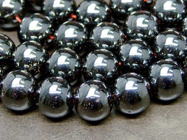 g3-821E　　今月30％OFF わけあり 10mm ヘマタイト 磁石 磁気入り 磁気あり 1連39cm 通し針、解説書、1mゴム付き ネコポス送料無料 イギリス産 天然石 パワーストーン