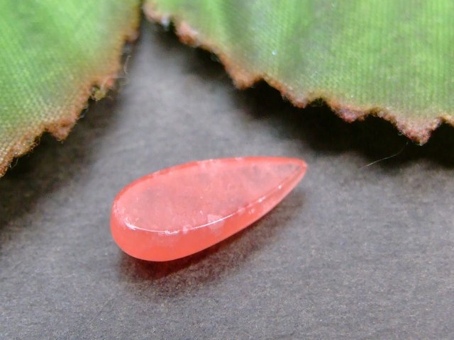 64329　　今月の半額 わけあり アイスインカローズ 13mm×6mm 1個売り ルース 裸石 穴なし ペンダントトップにも 送料無料 アルゼンチン産 天然石 パワーストーン