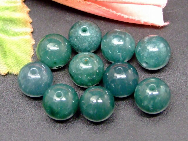 g3-16B　　ミャンマー翡翠 ヒスイ 10mm AA 1粒売り 鑑別済 本物保証 送料無料 ミャンマー産 天然石 パワーストーン