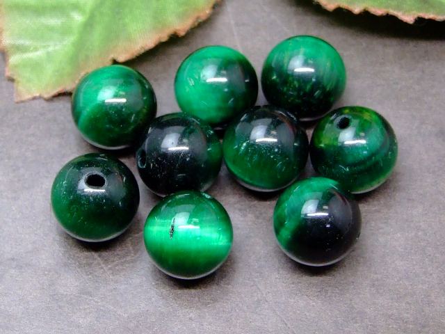 65158　　今月の半額 わけあり グリーンタイガーアイ 虎目石 12mm 1粒売り ネコポス送料無料 南アフリカ共和国産 天然石 パワーストーン