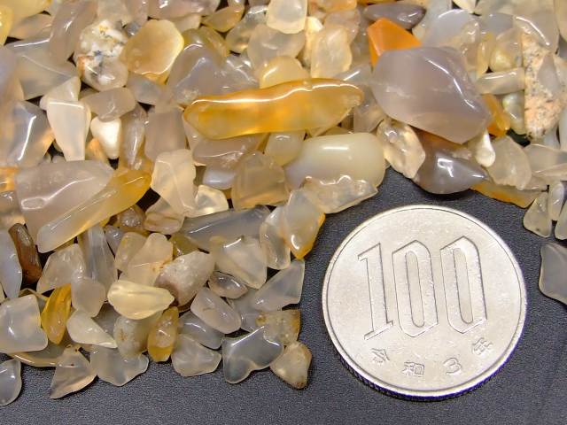 浄化用 さざれ 100g 瑪瑙 アゲート メノウ めのう ネコポス送料無料 天然石 パワーストーン