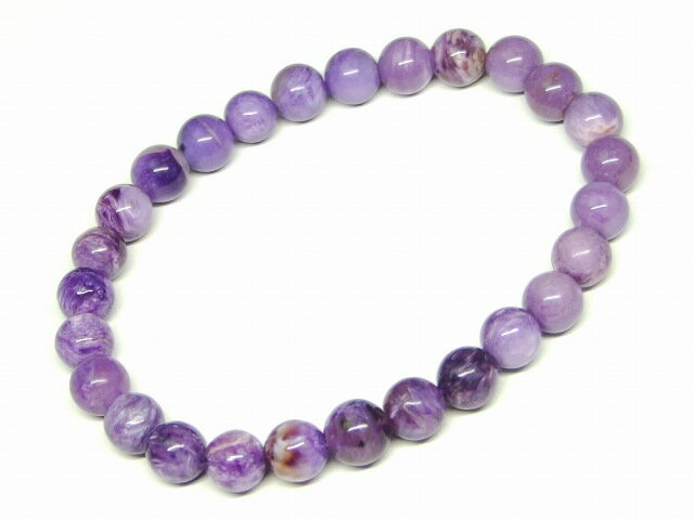 65405　　チャロアイト 7mm AA+ ブレスレット 内径17cm ポーチ付き 送料無料 天然石 パワーストーン