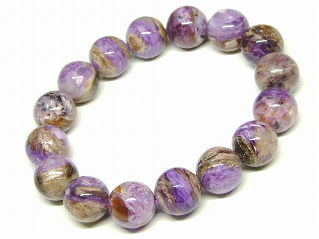 65462　　チャロアイト 13mm AA ブレスレット 内径18cm ポーチ付き 送料無料 天然石 パワーストーン