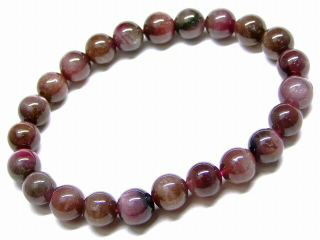 65566 キャッツアイトルマリン 電気石 8mm 3A ブレスレット 内径17cm ポーチ付き 送料無料 ブラジル産 天然石 パワーストーン