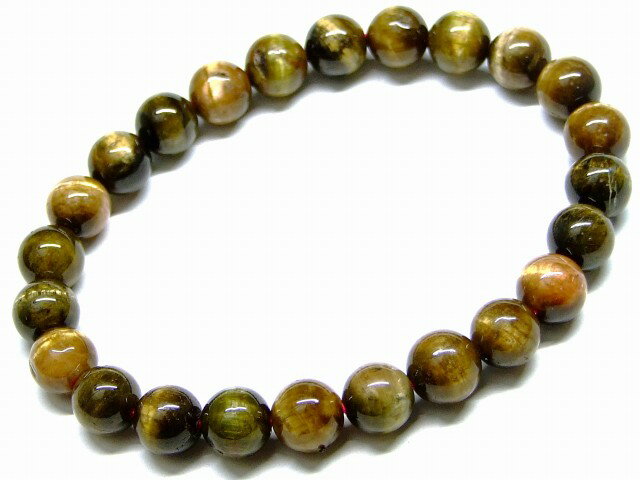 65573　　キャッツアイトルマリン 電気石 8mm 2A ブレスレット 内径17cm ポーチ付き 送料無料 ブラジル産 天然石 パワーストーン