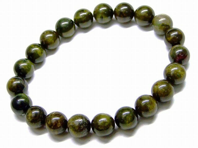 65585　　キャッツアイトルマリン 電気石 9mm 2A ブレスレット 内径17cm ポーチ付き 送料無料 ブラジル産 天然石 パワーストーン