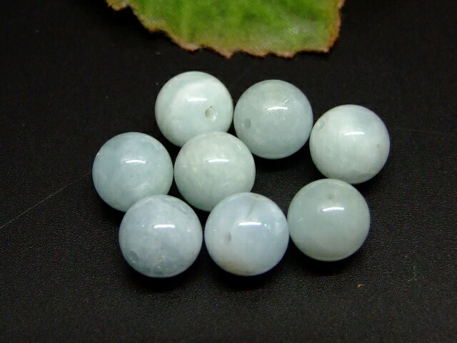 65355　　アクアマリン 8mm 1粒売り ネコポス送料無料 ブラジル産 天然石 パワーストーン