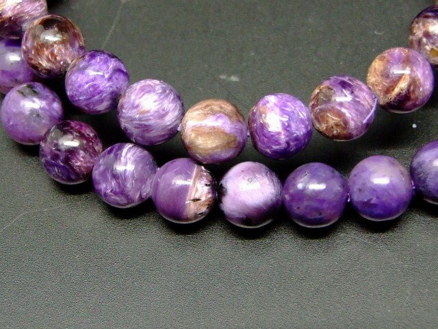 65378　　チャロアイト 8mm AA+ ブレスレット 内径18cm ポーチ付き 送料無料 天然石 パワーストーン