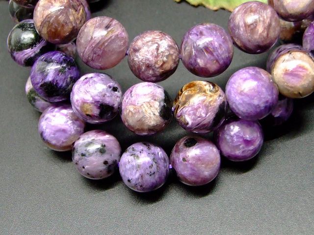 65397　　チャロアイト 11mm AA ブレスレット 内径17cm ポーチ付き 送料無料 天然石 パワーストーン